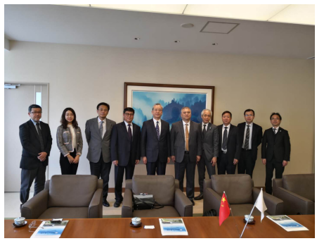 beat365董事长朱洪高一行应邀赴日本合作大学进行访问