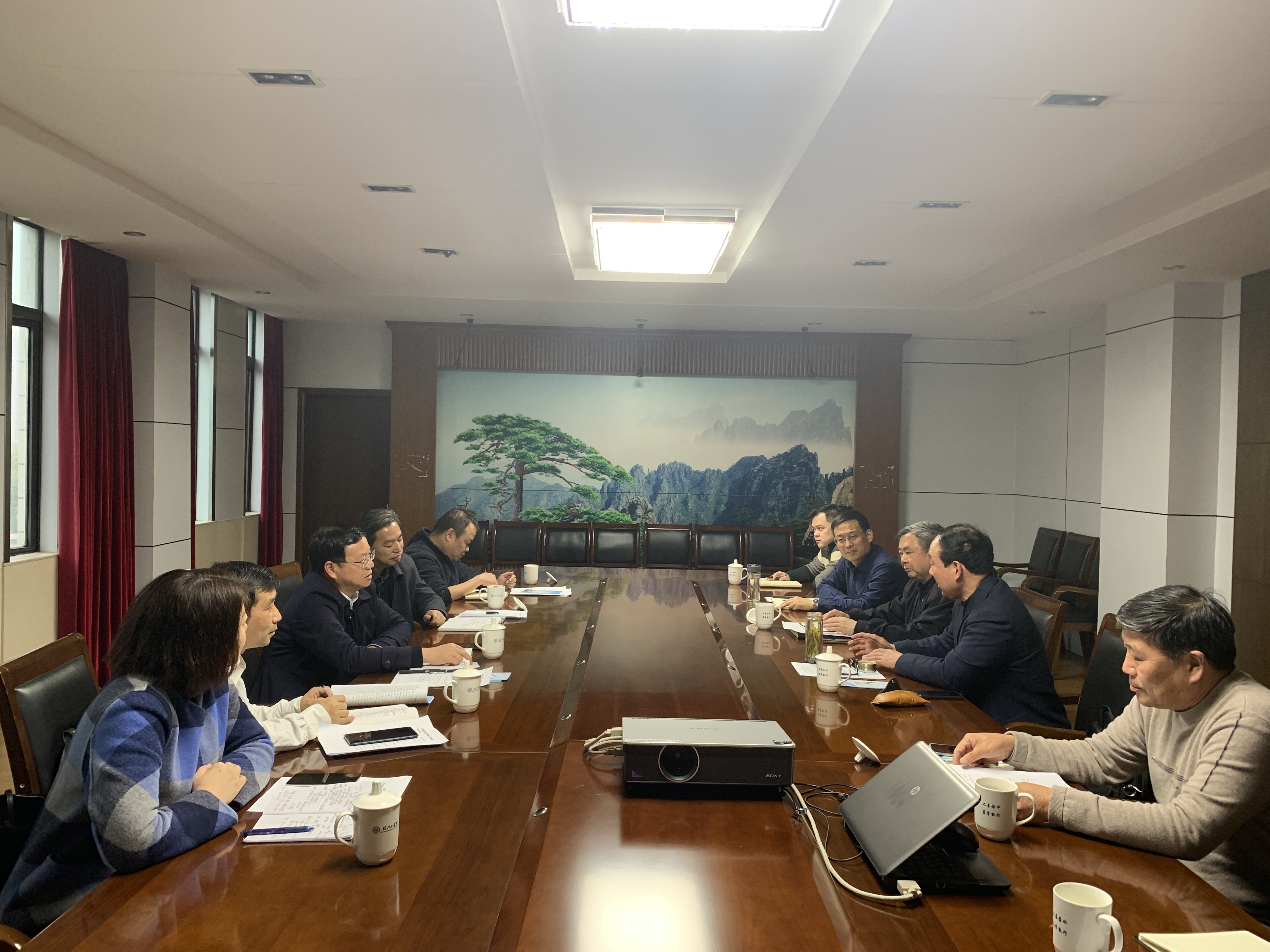 马鞍山市人力资源和社会保障局领导来beat365指导工作