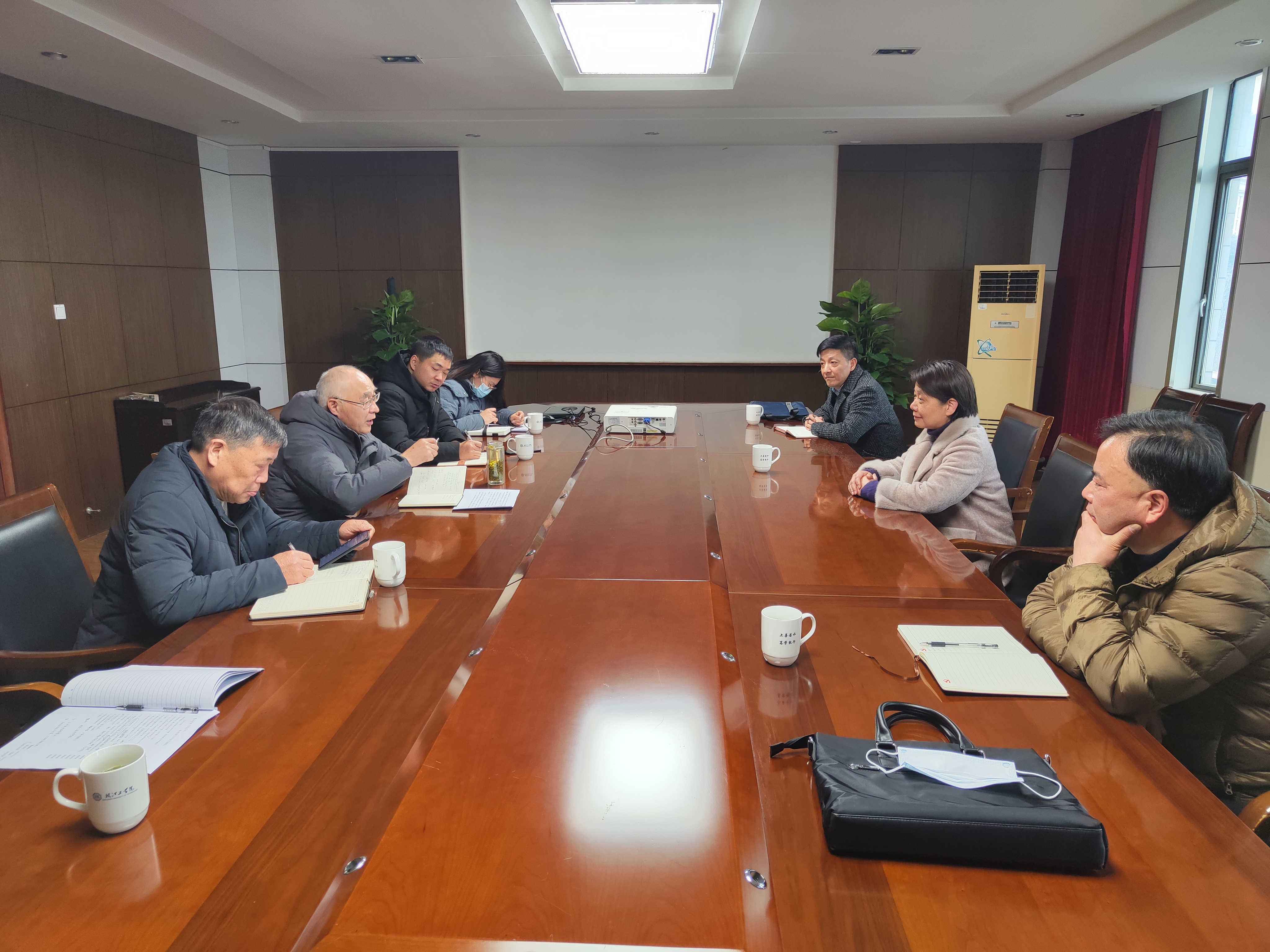 马鞍山市科学技术协会领导来beat365交流