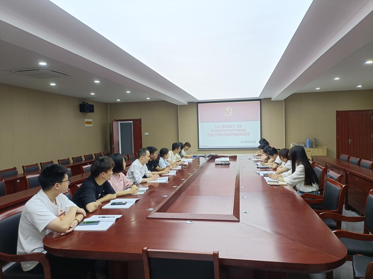 <strong>土木工程学院教工支部召开“学习贯彻习近平新时代中国特色社会主义思想主题教育”专题组织生活会</strong>