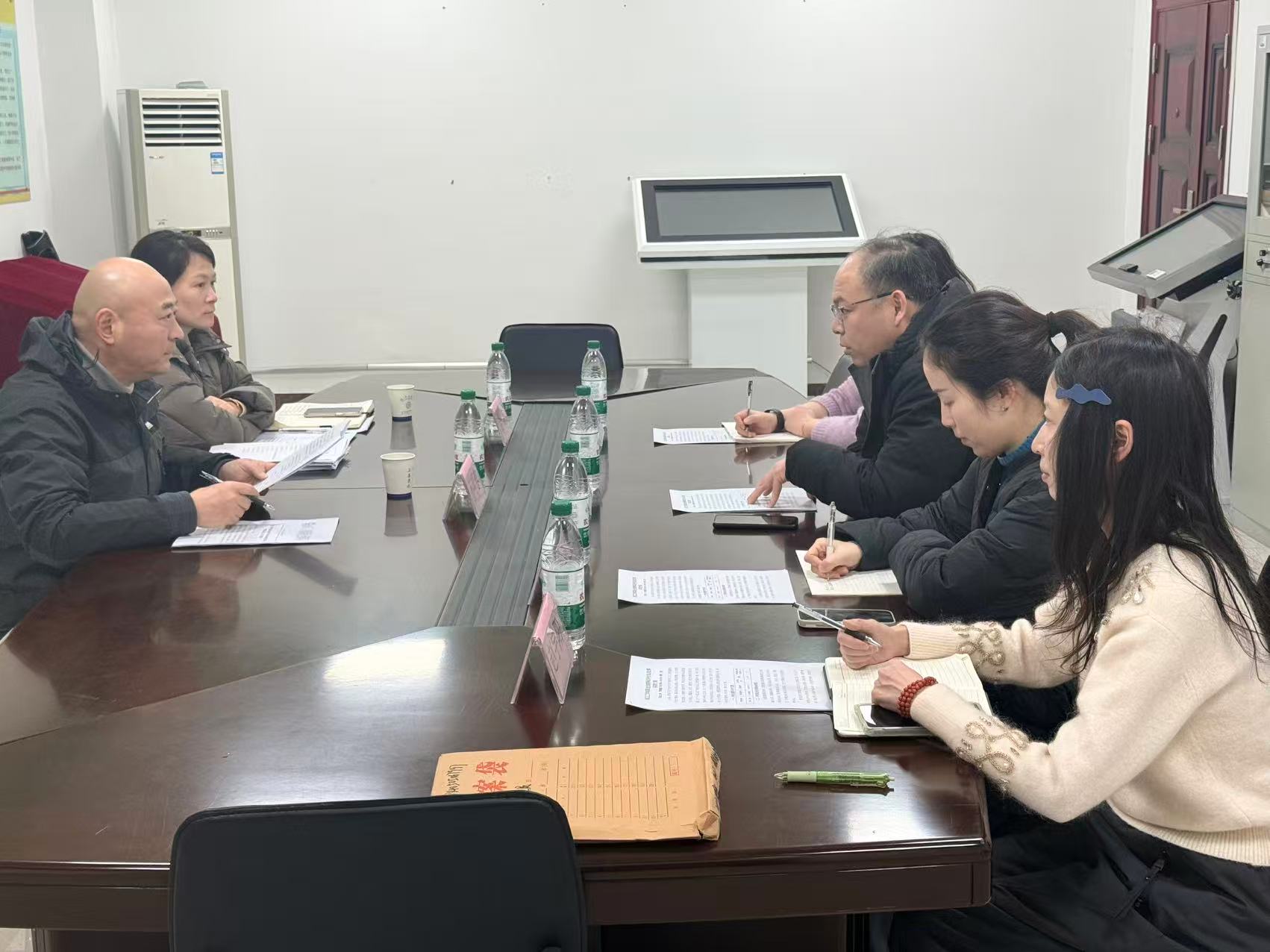 马鞍山职业技术学院一行来beat365调研交流